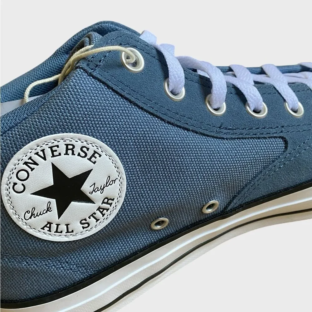 NWB Converse CTAS Malden Street Canvas & Suede Mid Sneakers Mens 10 Wms 12 Blue